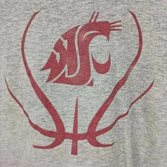 Gray crew neck extra large women's Washington State University t-shirt - Picture 6 of 8